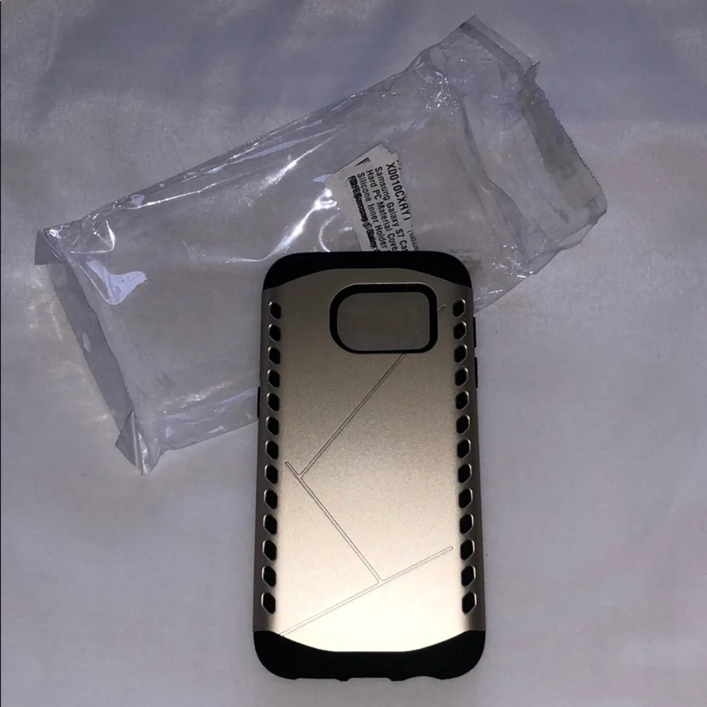 New Samsung Galaxy S7 Black Gold Cell Phone Case